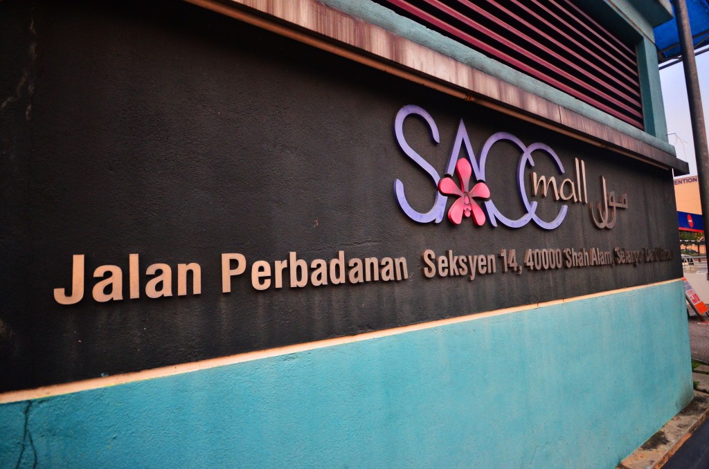 SACC Mall Signage  SACC Mall Shah Alam