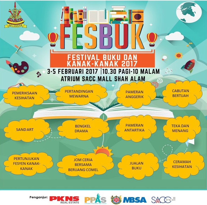 Festival Buku & Kanak-Kanak 2017 (FESBUK’17) disambut meriah