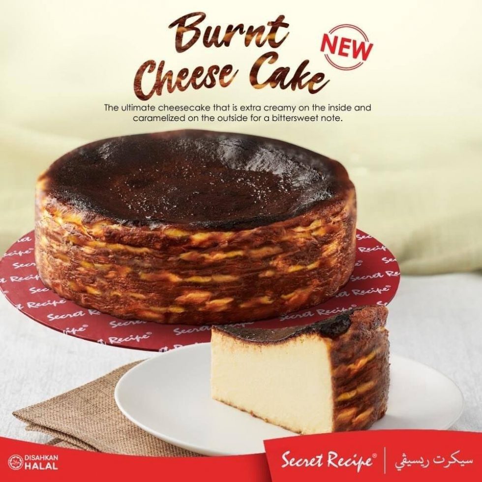 Burnt Cheese Cake Secret Recipe menggoda!  SACC Mall Shah Alam